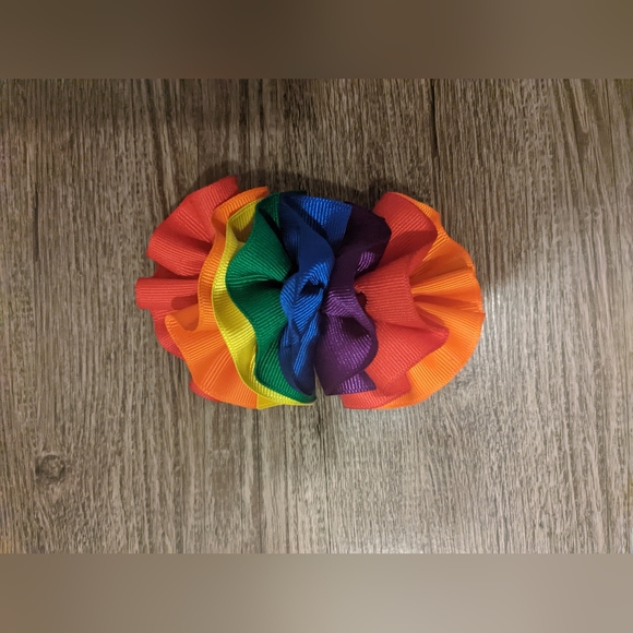 New Rainbow Hair Bow - Picture 1 of 4